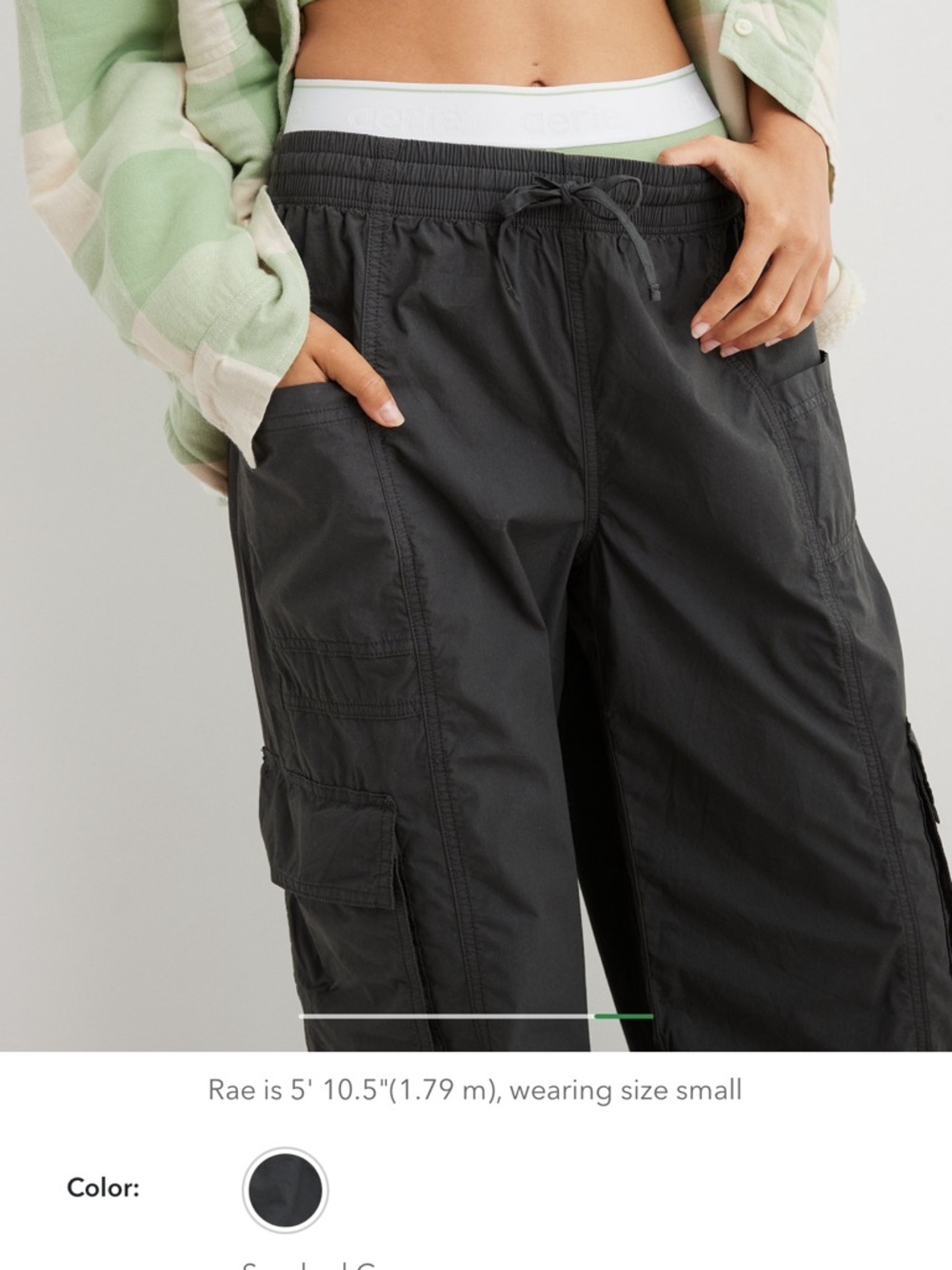 Aerie High Waisted Cargo Pant NWT - Picture 5 of 14